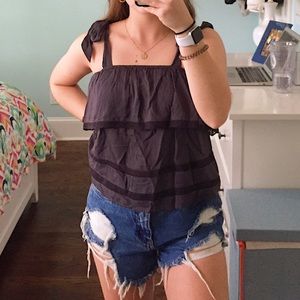 **WILL IRON** American Eagle Self-Tie Top